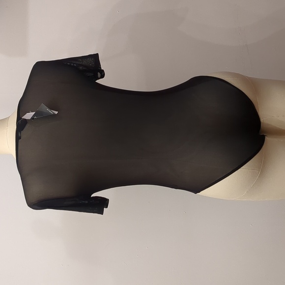 Forever 21 Sheer Bodysuit NWT Sz L - Picture 2 of 3